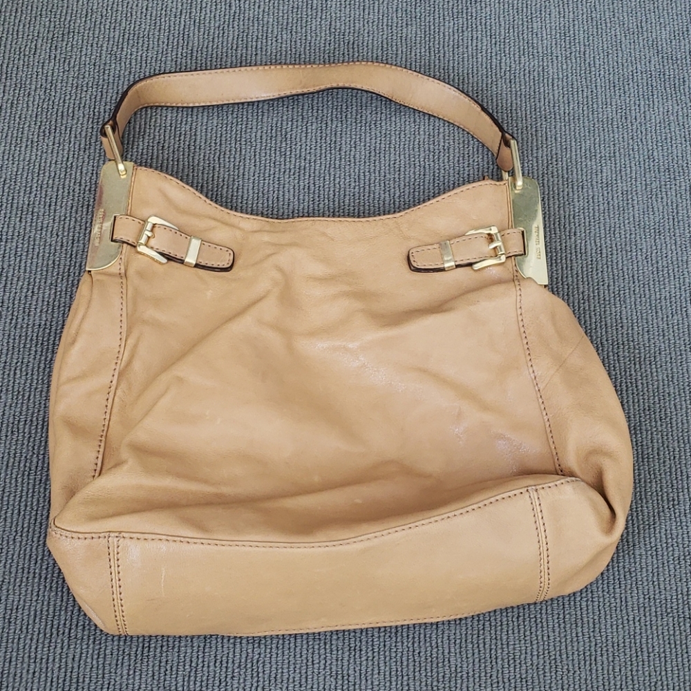 Leather Michael Kors shoulder tote